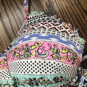 Patterned Bikini Top